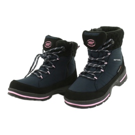 American Club Softhellstiefel mit SN03/20 Membran schwarz marineblau rosa 2