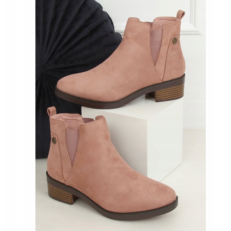 Rosa Chelsea-Boots für Damen 8B978 Rosa 1