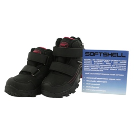American Club Softshellstiefel mit Membran schwarz rot 4