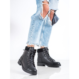 Kylie Trapper zum Schnüren schwarz 1