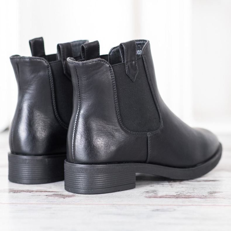 Kylie Warme Chelsea-Boots schwarz 1