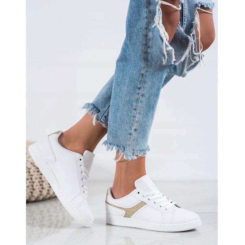 SHELOVET Modische Sportschuhe weiß 1