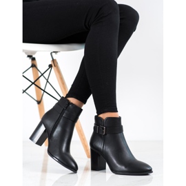 Sergio Leone Klassische Stiefel mit hohen Absätzen schwarz 1