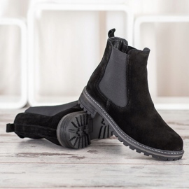 Filippo Chelsea-Stiefel aus Leder schwarz 2