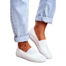 LU BOO Sneakers zum Hineinschlüpfen Slip-on Sneakers Weiß Justy 1