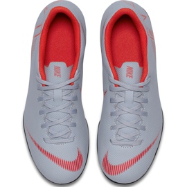 Nike Mercurial Vapor 12 Club Mg Jr AH7350 060 Fußballschuhe mehrfarbig grau 1