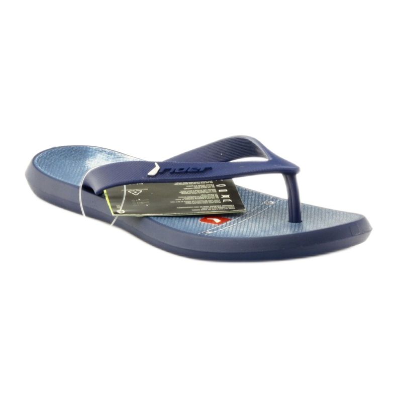 Marineblaue Hausschuhe Kinderschuhe Rider 1307 Flip-Flops navy blau 1