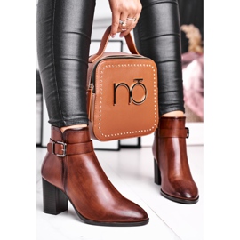 Damen Stiefel auf High Heel Sergio Leone Braun BT509 2