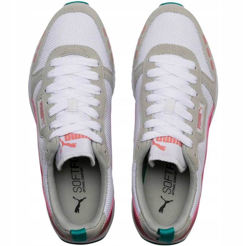 Damenschuhe Puma R78 W 373117 12 beige weiß orange rosa grün 2