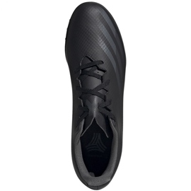 Adidas X GHOSTED.4 Tf M EG8236 Fußballschuhe grau, schwarz schwarz 1