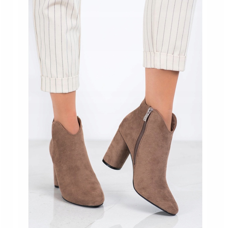 Filippo Stylische Wildlederstiefel braun 2