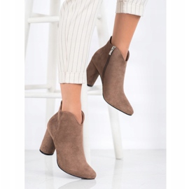 Filippo Stylische Wildlederstiefel braun 1