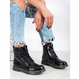 Evento Lackierte modische Arbeiter schwarz 1