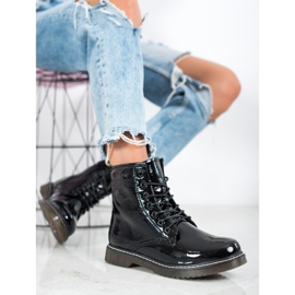 Evento Lackierte modische Arbeiter schwarz 2