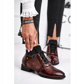 Damenstiefel Leder Maciejka Braun 04744-02 1