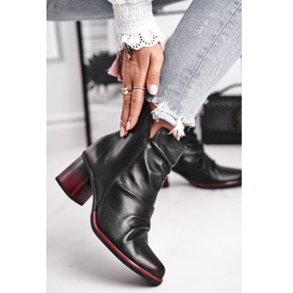 Damenstiefel mit hohem Absatz Maciejka Schwarz 04757-01 1