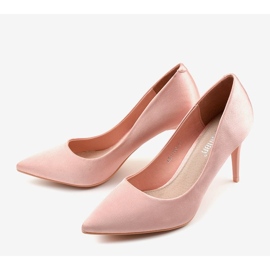 Pinke Pumps auf einem LEI-160-Absatz rosa 2