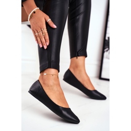 PS1 Elegante Damen Ballerinas Schwarz Maude 1