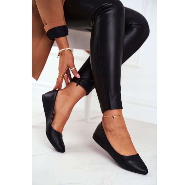 PS1 Elegante Damen Ballerinas Schwarz Maude 2