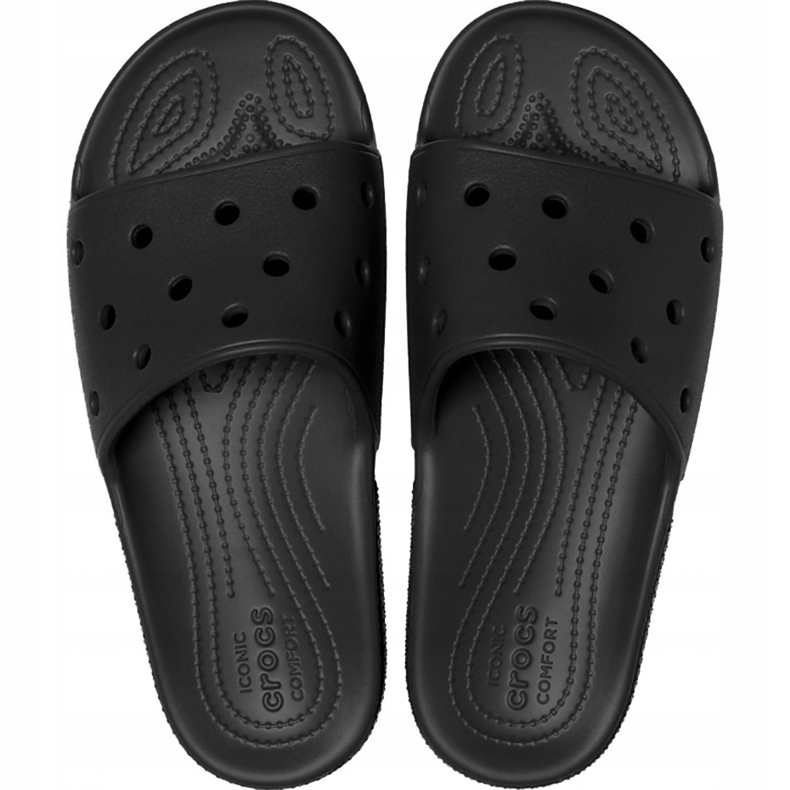 Crocs Classic Slide schwarz 206121 001 2