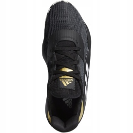 Adidas Pro Bounce 2019 Low schwarz-weiße Schuhe EF0469 1