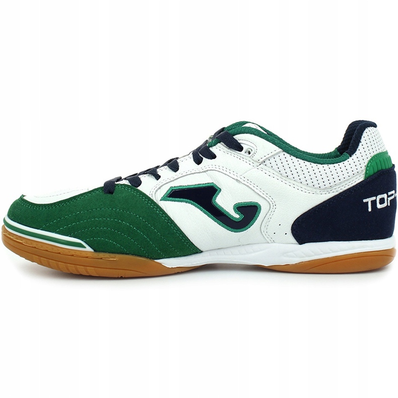 Fußballschuhe Joma Top Flex 932 Sala In Weiß, Grün und Marineblau 1