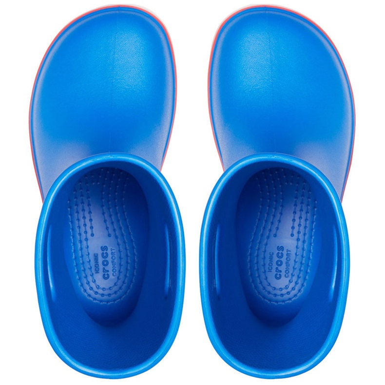 Crocs Regenstiefel für Kinder Crocband Regenstiefel Kinder blau 205827 4KD 1