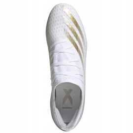 Adidas X GHOSTED.3 Fg EG8193 Fußballschuhe weiß, gold weiß 1