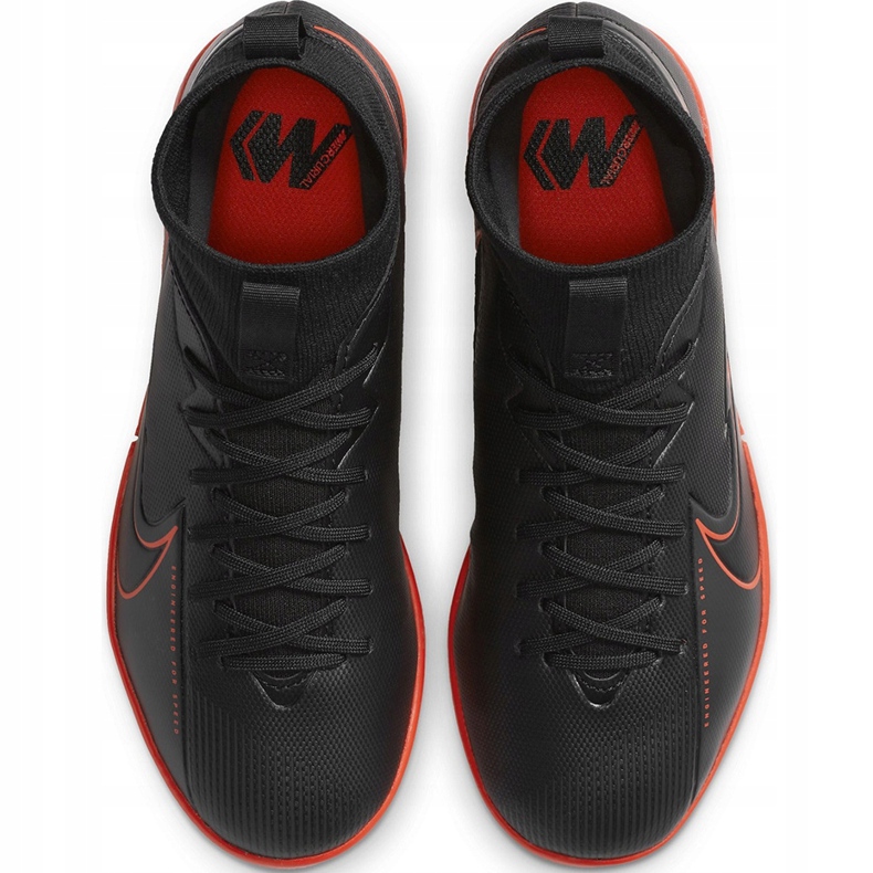 Nike Mercurial Superfly 7 Academy Ic Junior AT8135 060 Fußballschuh schwarz schwarz 1