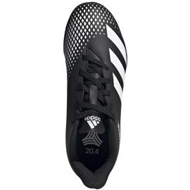 Adidas Predator 20.4 Tf Junior FW9223 Fußballschuhe schwarz schwarz 1