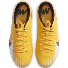 Nike Mercurial Vapor 13 Academy FG / MG Junior AT8123 801 Fußballschuh orange gelb 1