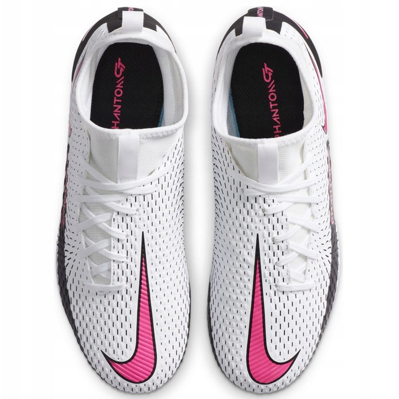 Nike Phantom Gt Academy Df FG / MG Junior CW6694 160 Fußballschuhe weiß weiß 1