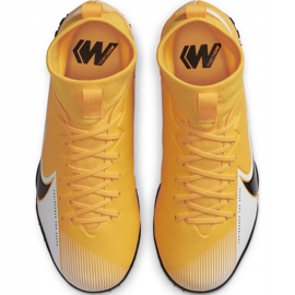 Nike Mercurial Superfly 7 Academy Tf Junior AT8143 801 Fußballschuh orange gelb 1
