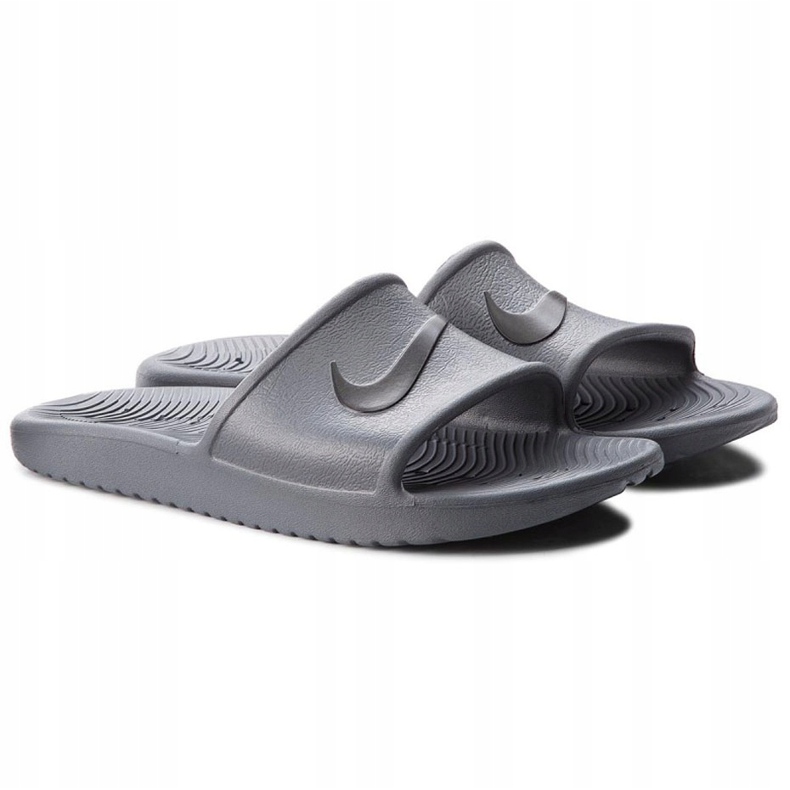 Grau Nike Kawa Shower grau 832 528 010 Hausschuhe 1
