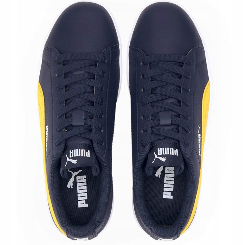 Puma Up Kinderschuhe marineblau 373600 08 gelb 2