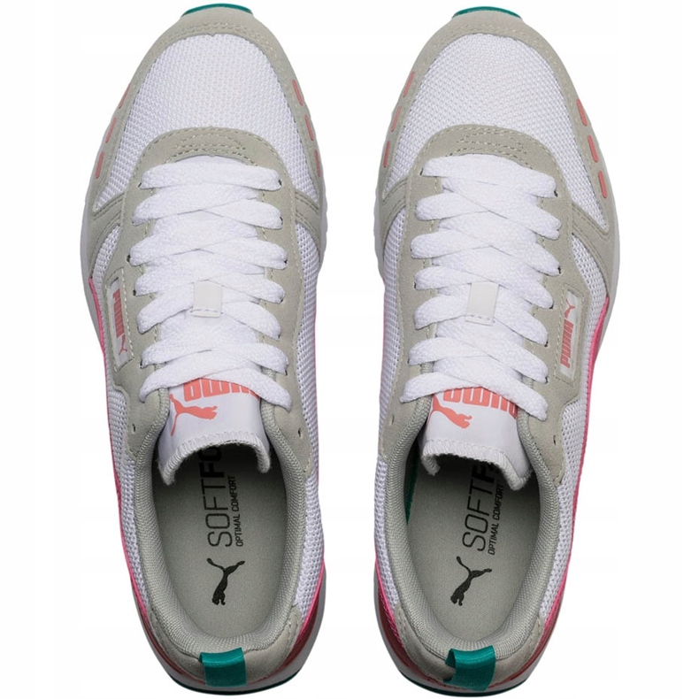 Damenschuhe Puma R78 weiß-beige-pink-türkis 373117 12 rosa mehrfarbig 1