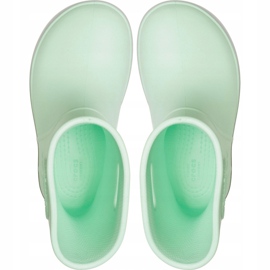 Crocs Regenstiefel für Kinder Crocband Rain Boot Kids grün 205827 3TO 1