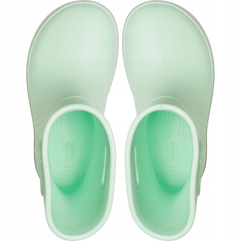 Crocs Regenstiefel für Kinder Crocband Rain Boot Kids grün 205827 3TO 1