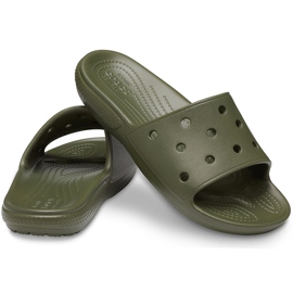 Crocs Classic Slide khaki 206121 309 grün 1