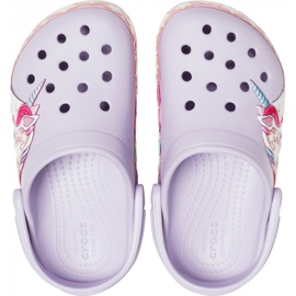 Crocs für Kinder FunLab Unicorn Band Cg K lila 206270 530 violett 1
