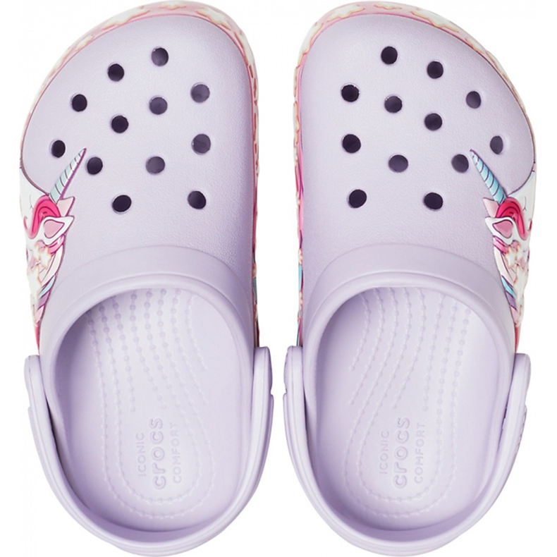 Crocs für Kinder FunLab Unicorn Band Cg K lila 206270 530 1