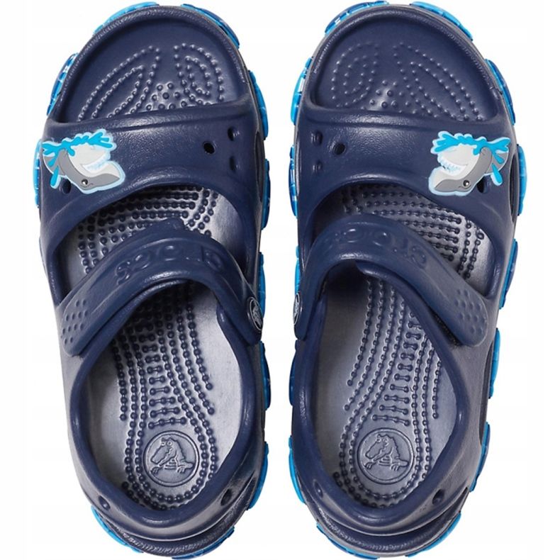 Crocs Kindersandalen Crocs Fl Shark Band Sandal B marineblau 206365 410 navy blau 1