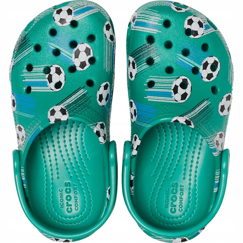 Crocs Kinder Classic Sport Ball Clog Ps grün 206417 3TJ 1