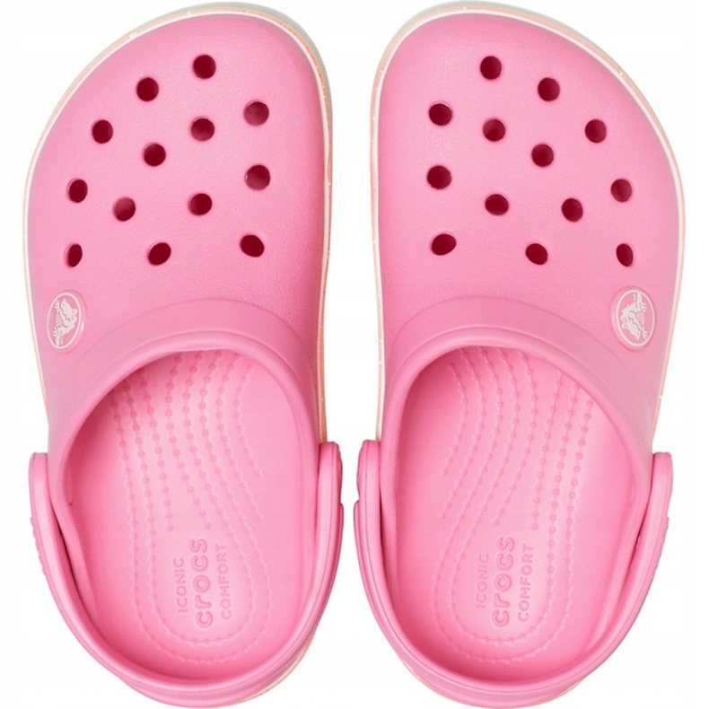 Crocs für Kinder Crocband Rainbow Glitter Clg K pink 206 151 669 rosa 1