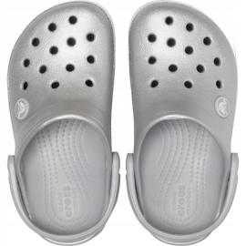 Crocs für Kinder Crocband Glitzer Clog Kids silber 205 936 040 1