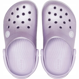 Crocs für Kinder Crocband Glitter Clog Kids lila 205 936 530 1