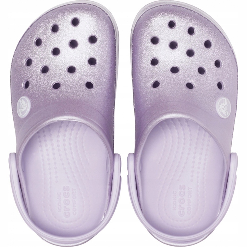 Crocs für Kinder Crocband Glitter Clog Kids lila 205 936 530 violett 1