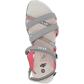 Mädchen Sandalen 4F mehrfarbig HJL20 JSAD001 90S orange rosa grau 1