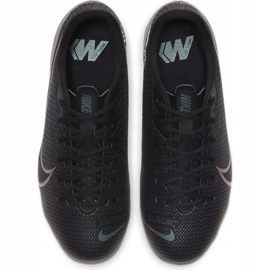 Nike Mercurial Vapor 13 Academy FG / MG Junior AT8123 010 Fußballschuhe schwarz / grau / silber schwarz 1
