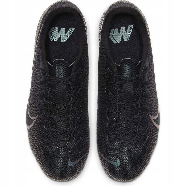 Nike Mercurial Vapor 13 Academy FG / MG Junior AT8123 010 Fußballschuhe schwarz / grau / silber schwarz 1